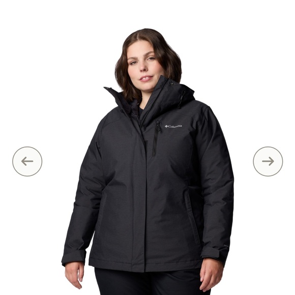 Columbia Black/Gray Patterned Lightweight Jacket size Medium - Picture 9 of 12